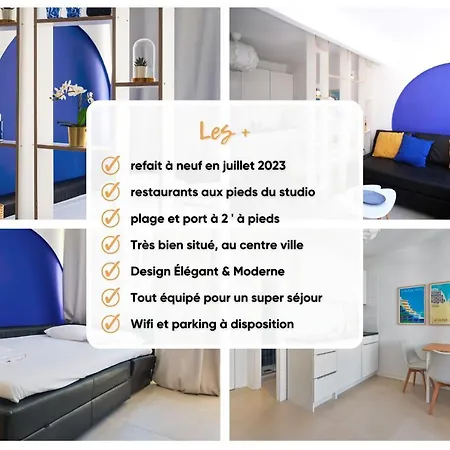 Le Dina Robin - Studio Clim, Centre-Ville, Plage 200M Lejlighed